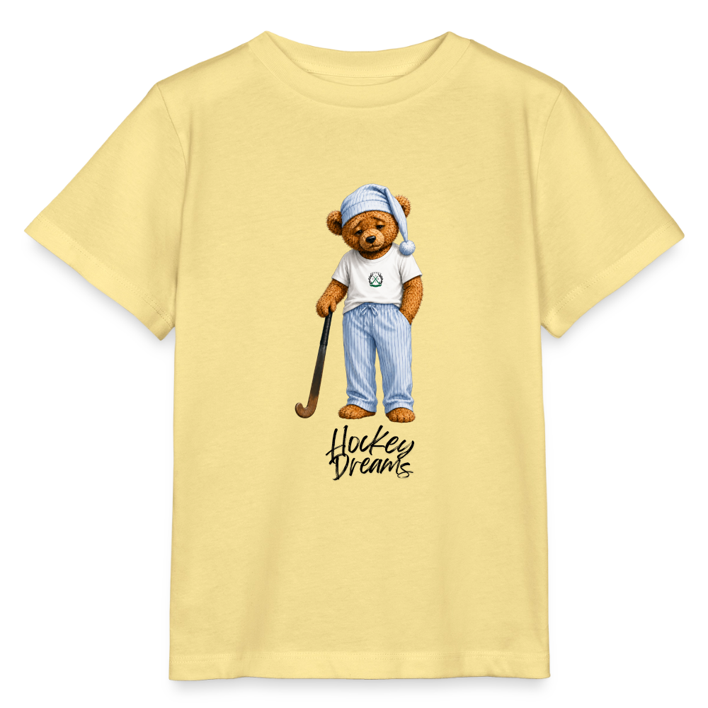 "Hockey Dreams" Kinder T-Shirt - Gelb Viva