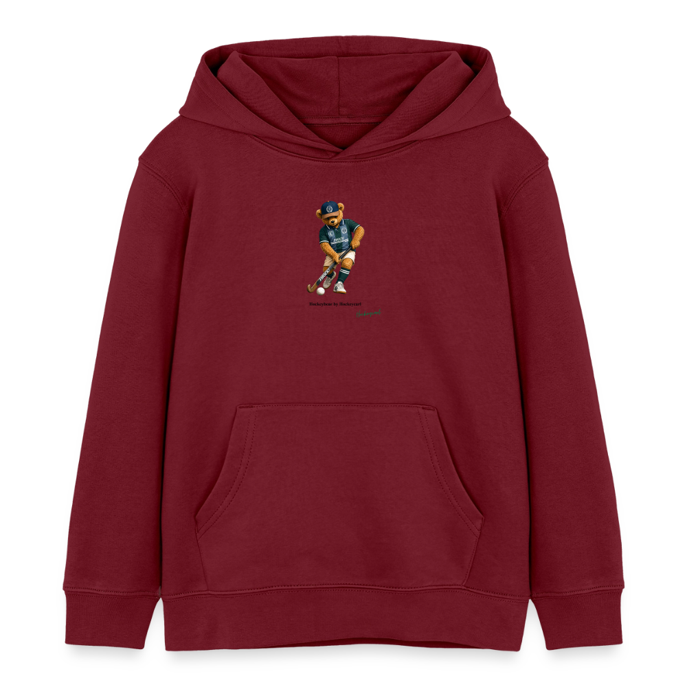 Hockeybear Kids Hoodie - Burgunderrot