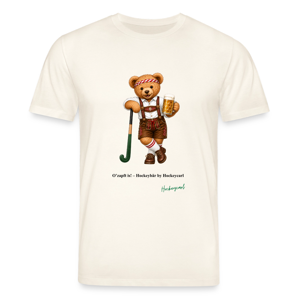 Hockeycarl „O’zapft is!“ Bio T-Shirt - Naturweiß