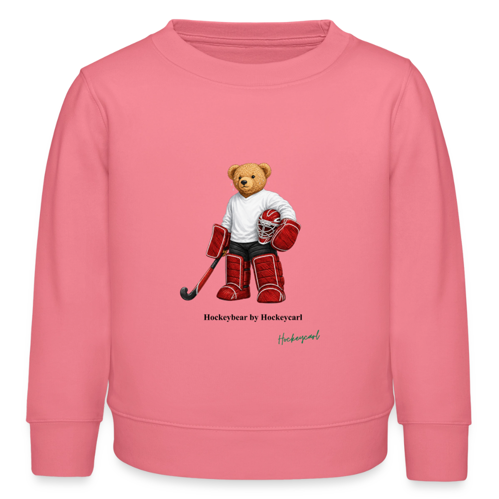 Hockeycarl Kinder Bio-Sweatshirt „Hockeybear“ - Pink