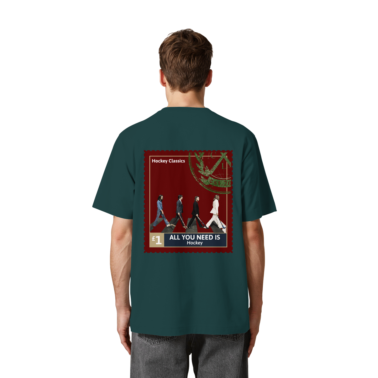 All You Need Is Hockey - Heavy Oversized Organic Shirt - Hockeycarl