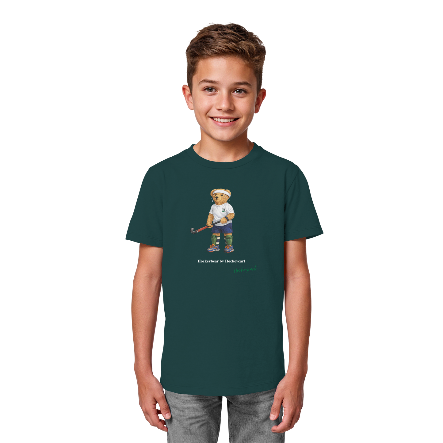 Hockeybear - Kids Organic Shirt - Hockeycarl