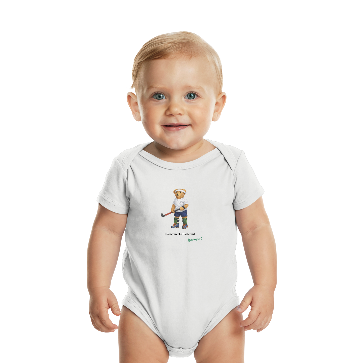 Hockeybear - Organic Baby Bodysuit
