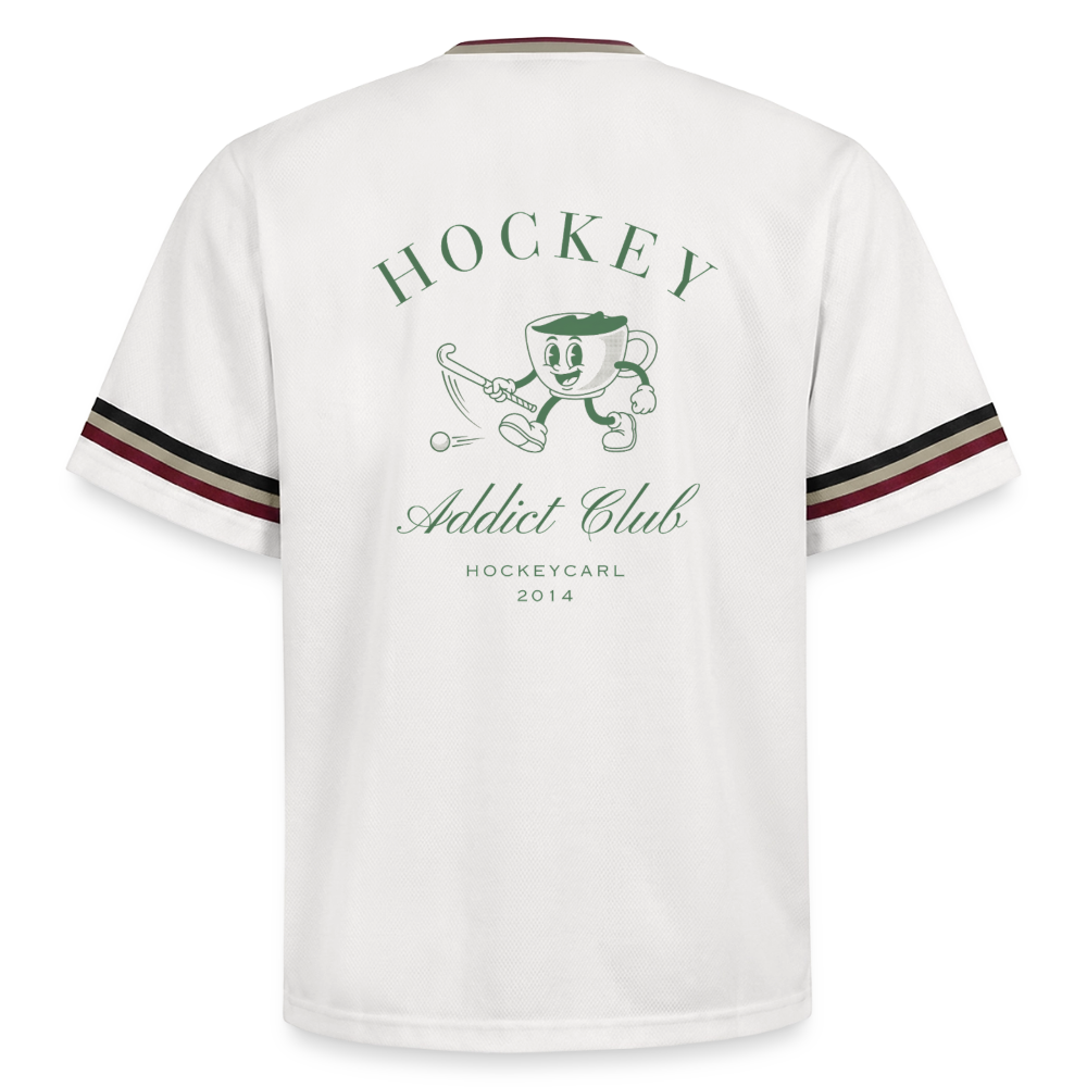 Hockeycarl Hockey Addict Mesh Trikot - Offwhite/Bordeaux