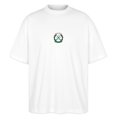 Like Hard Hits Field Hockey Oversized T-Shirt - Weiß