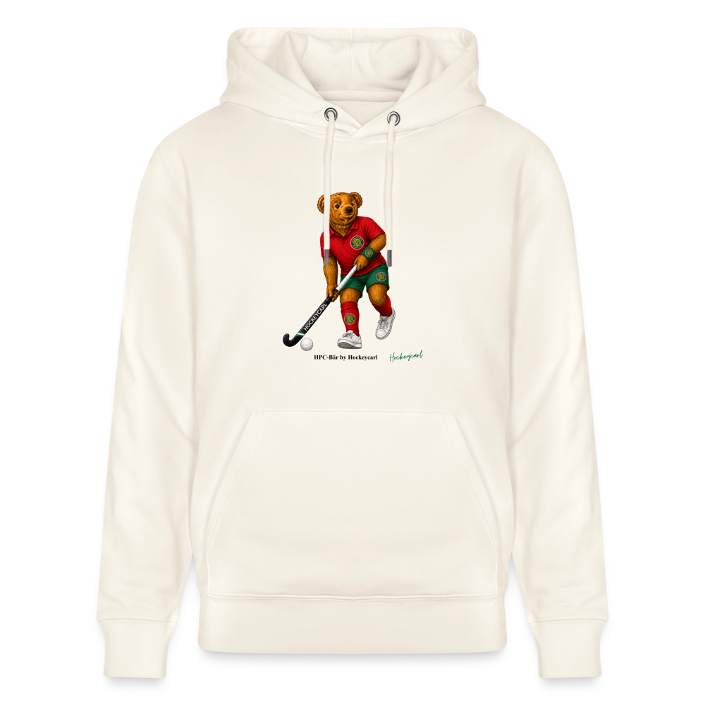 Hamburger Polo Club HPC-Bär Hoodie – Hockeybear by Hockeycarl - Naturweiß 
