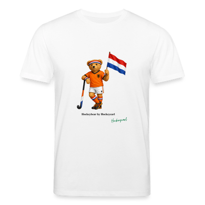 Hockeybear Niederlande – WM Fanshirt | Hockeycarl - Weiß