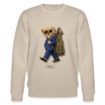 Rush Hour Hockey Bear Unisex Sweater – Vintage Hockey Lifestyle - Beige