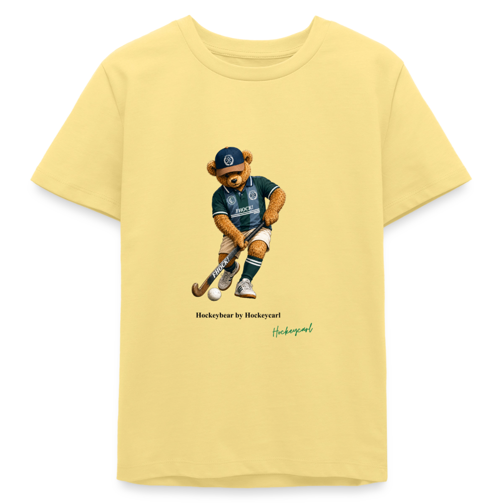 Hockeybear by Hockeycarl – Teenager Bio T-Shirt - Gelb Viva 