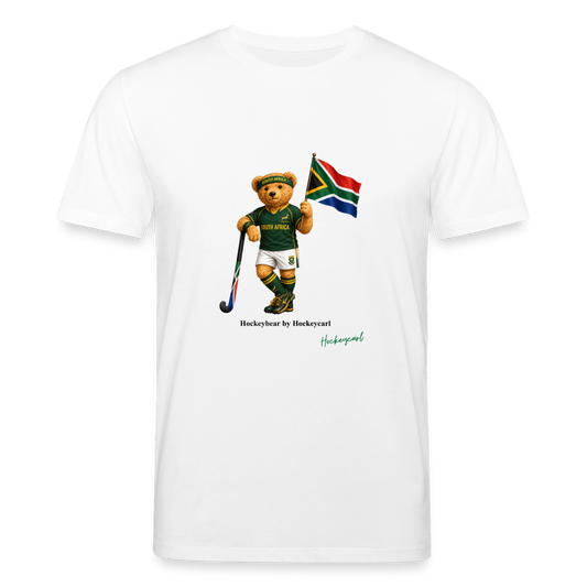 Hockeybear Südafrika – WM Fanshirt | Hockeycarl - Weiß