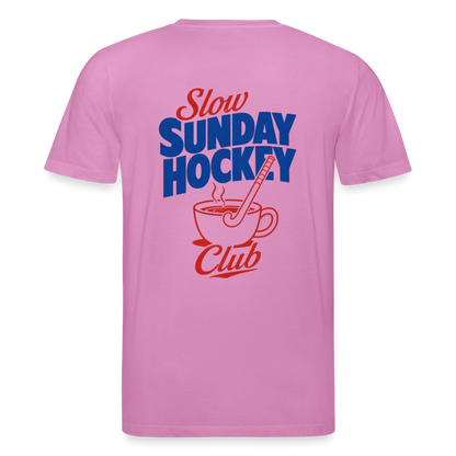 "Slow Sunday Hockey Club" T-Shirt – Unisex Bio-T-Shirt - Pink
