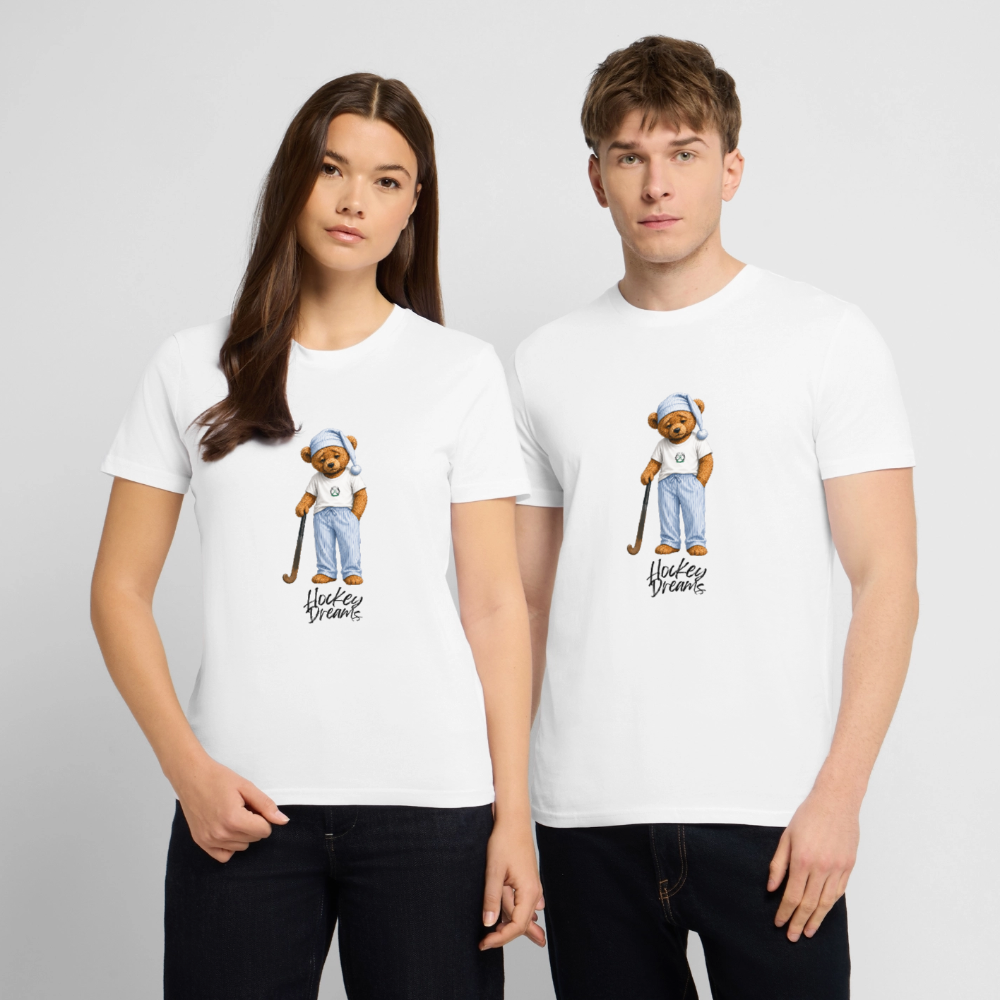 "Hockey Dreams" T-Shirt – Offizielles Schlafshirt - Weiß