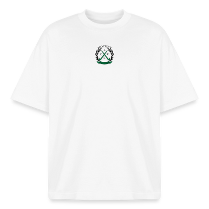 Loaded for Game Day – Boxy Heavyweight Organic Shirt - Weiß