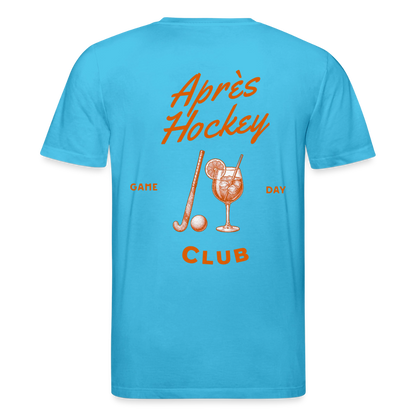 Unisex Bio T-Shirt – Aprés Hockey Club - Aquablau