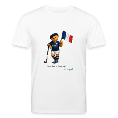 Hockeybear Frankreich – WM Fanshirt | Hockeycarl - Weiß