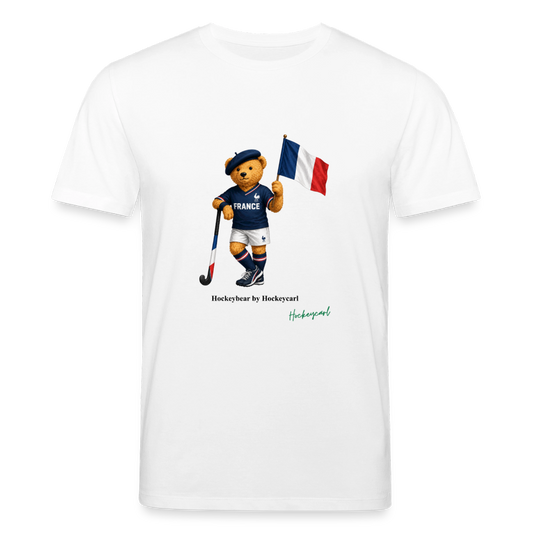 Hockeybear Frankreich – WM Fanshirt | Hockeycarl - Weiß