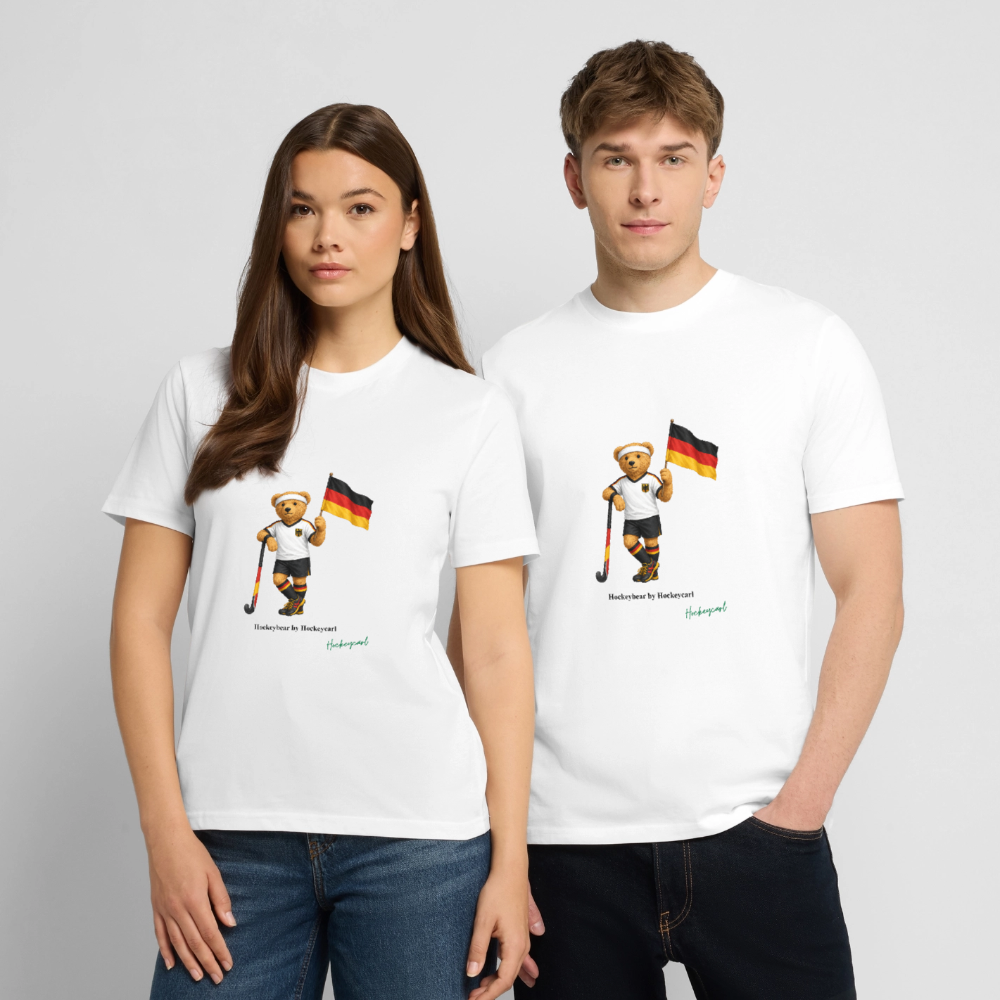 Hockeybear Deutschland – WM Fanshirt | Hockeycarl - Weiß