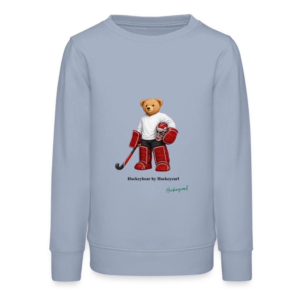 Hockeycarl Teenager Bio-Sweatshirt „Hockeybear“ - Lavendel-Violett