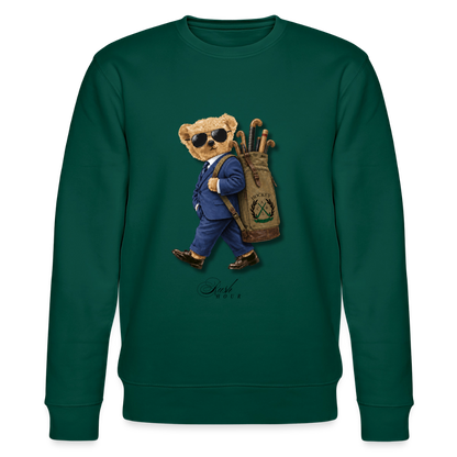 Rush Hour Hockey Bear Unisex Sweater – Vintage Hockey Lifestyle - Forest