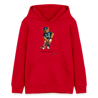 Hockeybear Teen Hoodie - Rot
