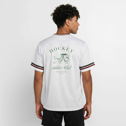 Hockeycarl Hockey Addict Mesh Trikot - Offwhite/Bordeaux