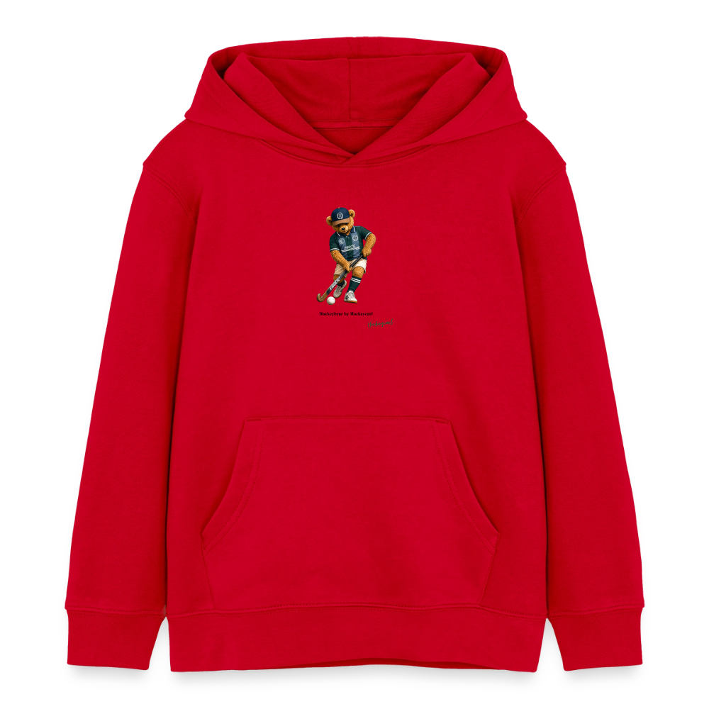 Hockeybear Kids Hoodie - Rot