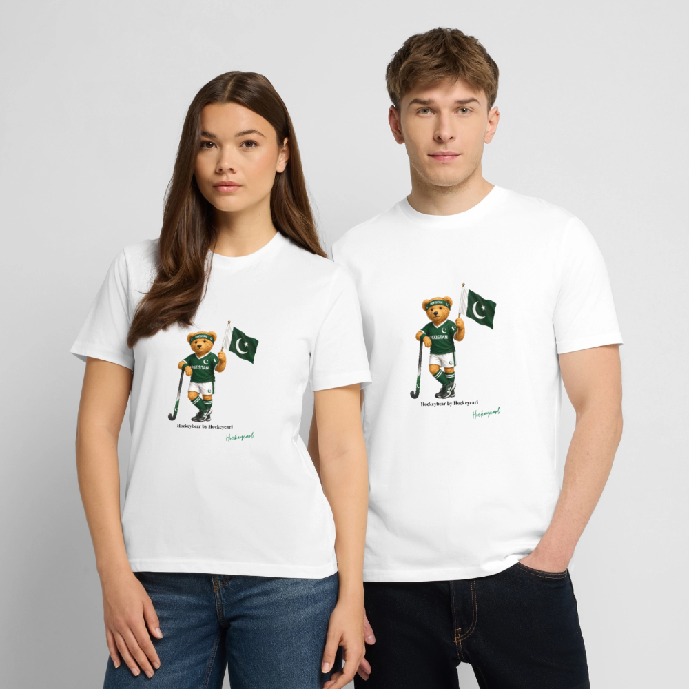 Hockeybear Pakistan – WM Fanshirt | Hockeycarl - Weiß