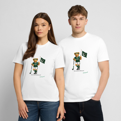 Hockeybear Pakistan – WM Fanshirt | Hockeycarl - Weiß