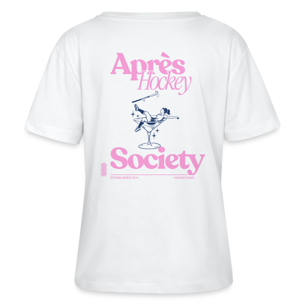 Après Hockey Society – Organic Frauen T-Shirt - Weiß