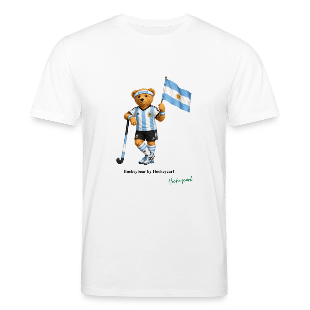 Hockeybear Argentinien – WM Fanshirt | Hockeycarl - Weiß