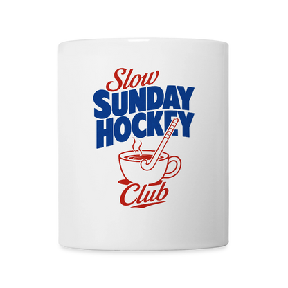 Slow Sunday Hockey Club Tasse - Weiß