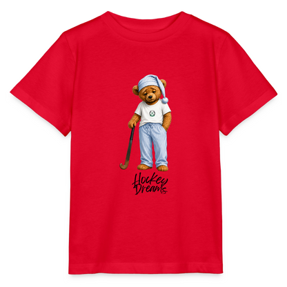 "Hockey Dreams" Kinder T-Shirt - Rot