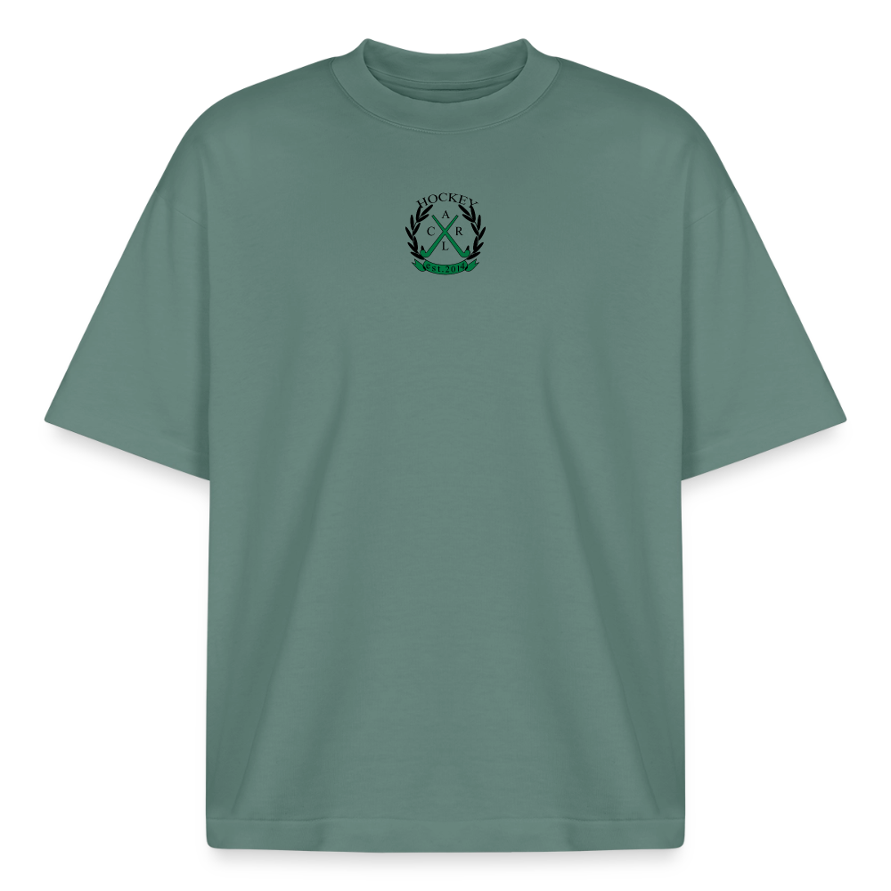 Loaded for Game Day – Boxy Heavyweight Organic Shirt - Grüner Bucht