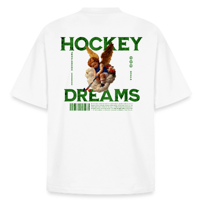 Hockey Dreams Boxy Heavyweight T-Shirt – Unisex - Weiß