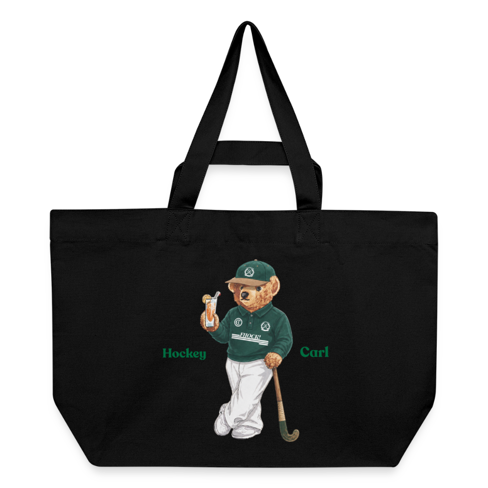 Hockeybear Recycled Canvas Bag – Black - Schwarz