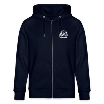 "Hockey is my only Drug" Zip-Hoodie – Unisex Bio-Kapuzenjacke - Navy