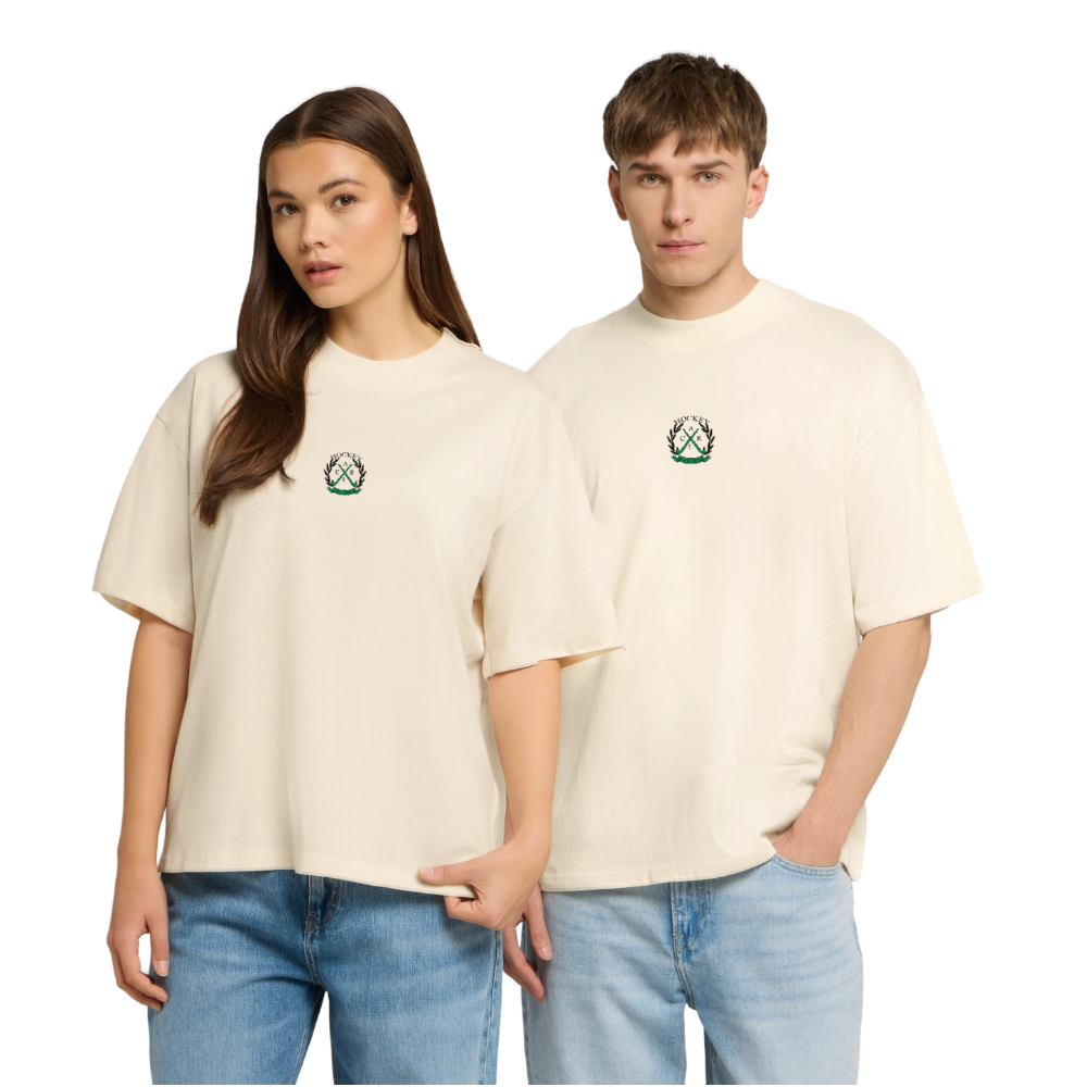 Like Hard Hits Field Hockey Oversized T-Shirt - Natur