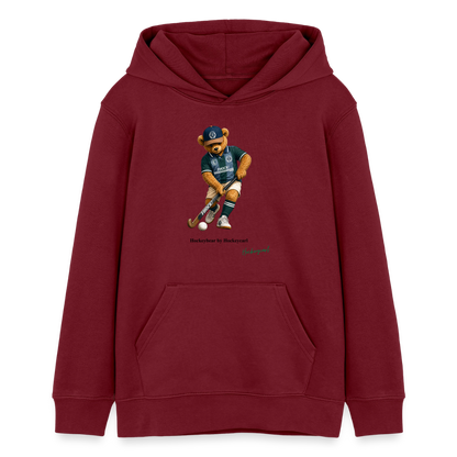 Hockeybear Teen Hoodie - Burgunderrot