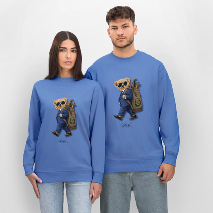 Rush Hour Hockey Bear Unisex Sweater – Vintage Hockey Lifestyle - Blau