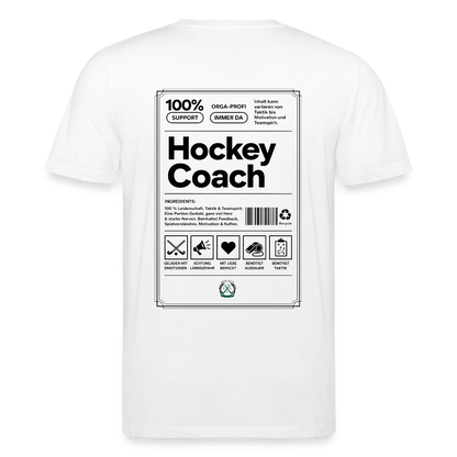 Hockey Coach – Organic Unisex T-Shirt - Weiß