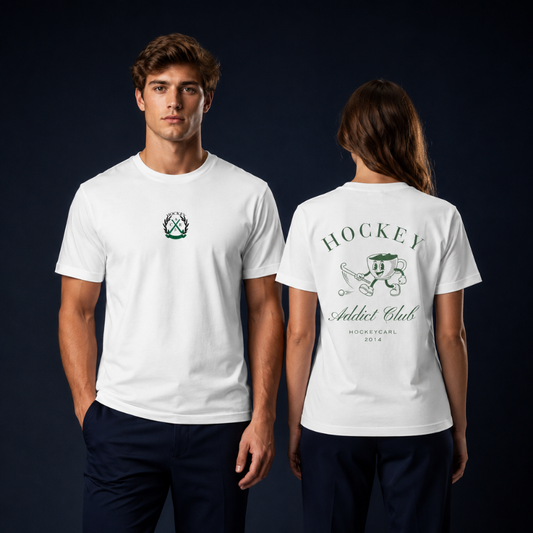 Hockey Addict Club – Organic Unisex T-Shirt - Hockeycarl