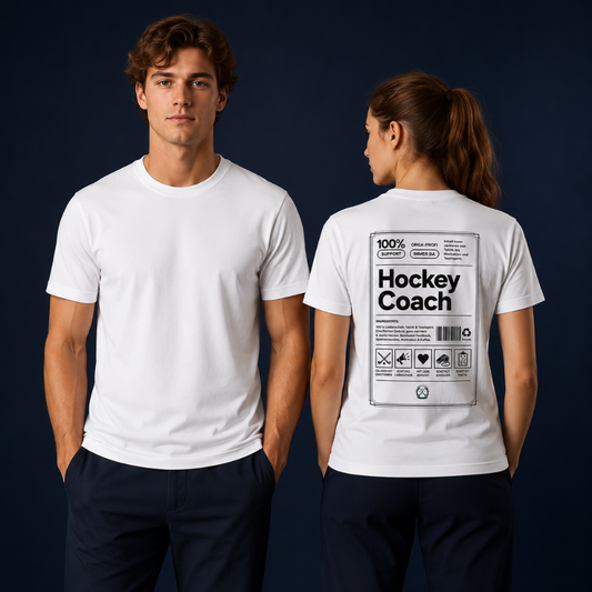 Hockey Coach – Organic Unisex T-Shirt - Hockeycarl