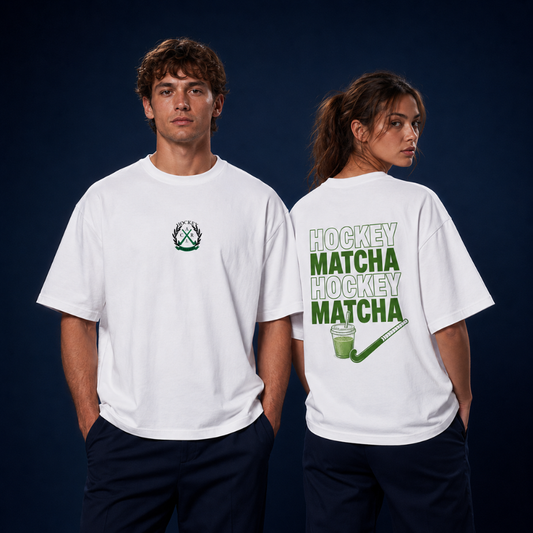 Hockey Matcha Oversized T-Shirt