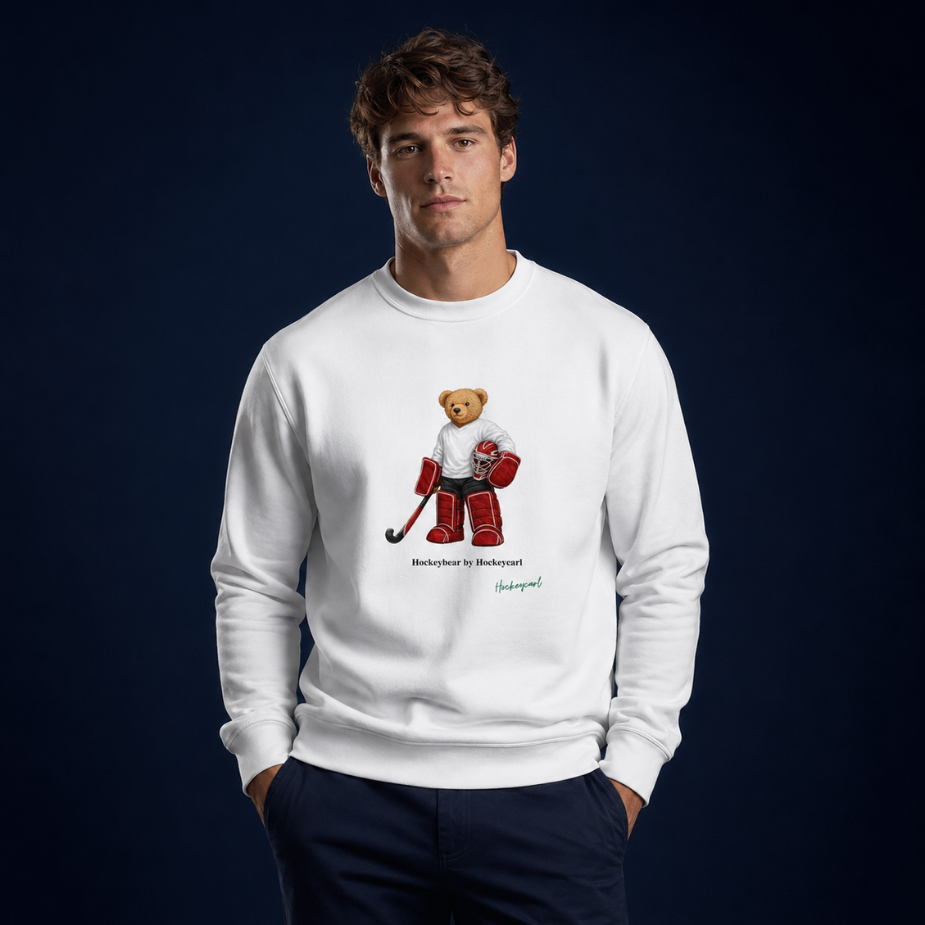 Hockeybear Keeper – Organic Unisex Sweater