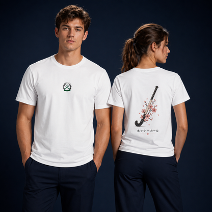 Hockeycarl Sakura Stick Unisex T-Shirt – Bio-Baumwolle - Hockeycarl