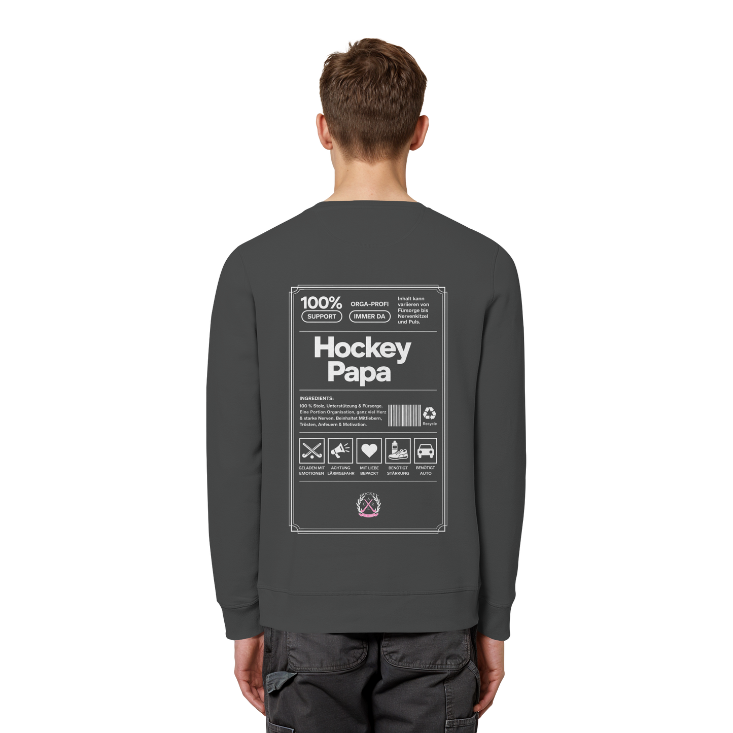 Hockey Papa - Organic Basic Unisex Sweatshirt