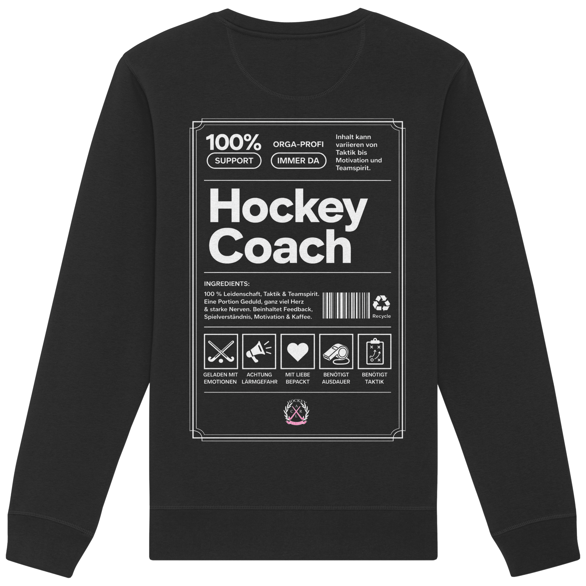 Hockey Coach - Organic Basic Unisex Sweatshirt - Hockeycarl