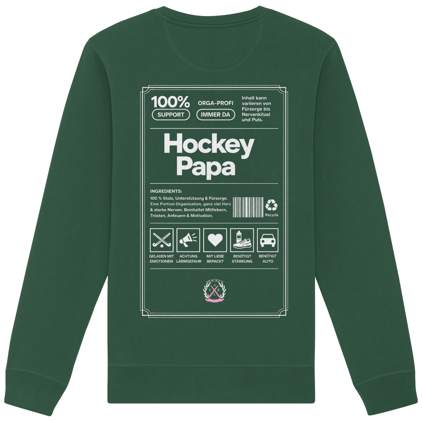 Hockey Papa - Organic Basic Unisex Sweatshirt