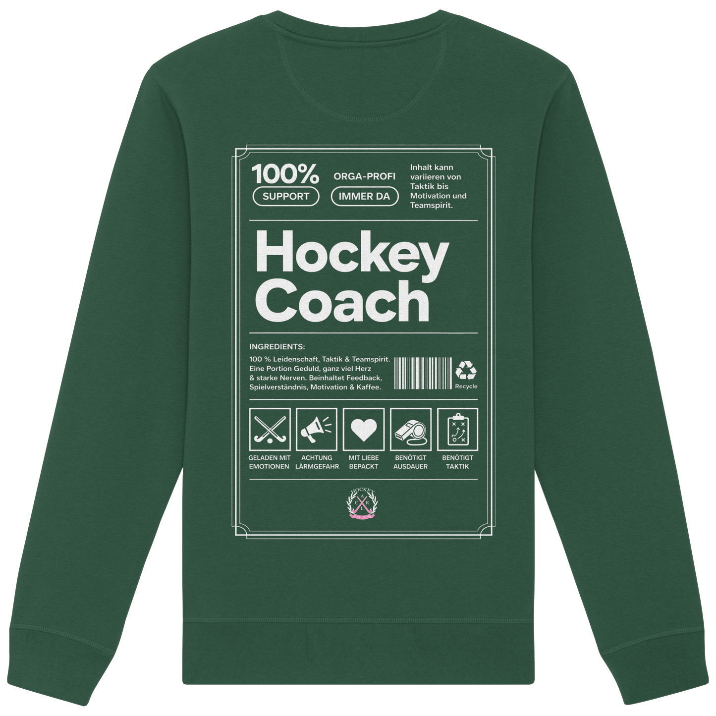 Hockey Coach - Organic Basic Unisex Sweatshirt - Hockeycarl