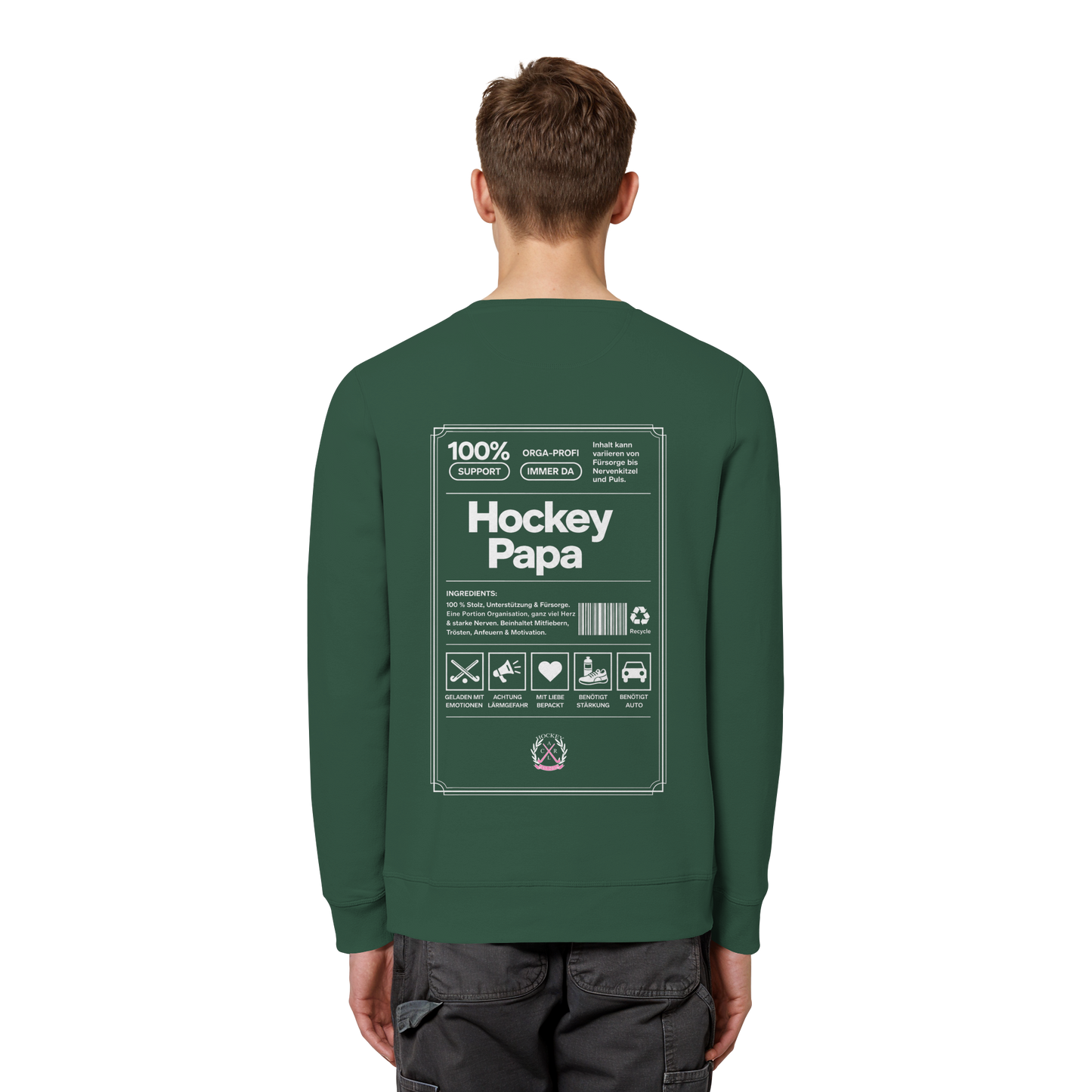 Hockey Papa - Organic Basic Unisex Sweatshirt